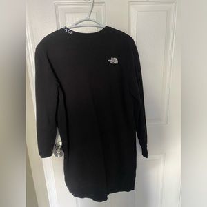 north face black sweatshirt/dress size M